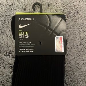 Men’s Black Nike Elite Socks